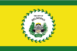 The Belmopan City flag.