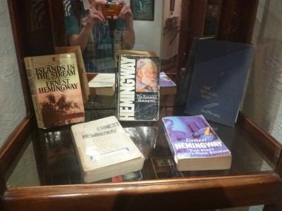 Books in the Hemingway Cabinet