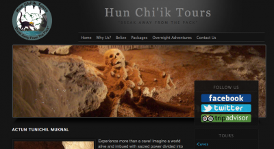 Hun Chi'ik Tours - the cool company we used to tour Actun Tunichil Muknal