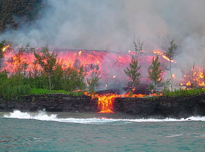 Volcanoes on Reunion Island