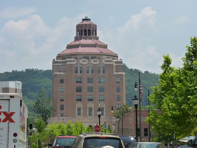 Downtown Asheville - City Hall.