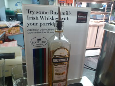 Put some Bushmills whiskey in your porridge? Why Not - you're in Northern Ireland!