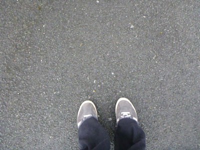 Standing in my old P7 class. Where it was.