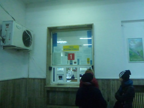 Casa 1 - the international ticket office in Bucharest Gara de Nord.