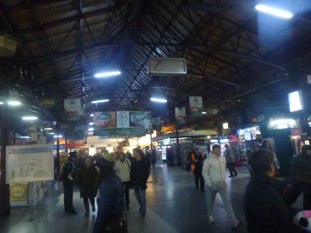 Leaving Bucharest station.