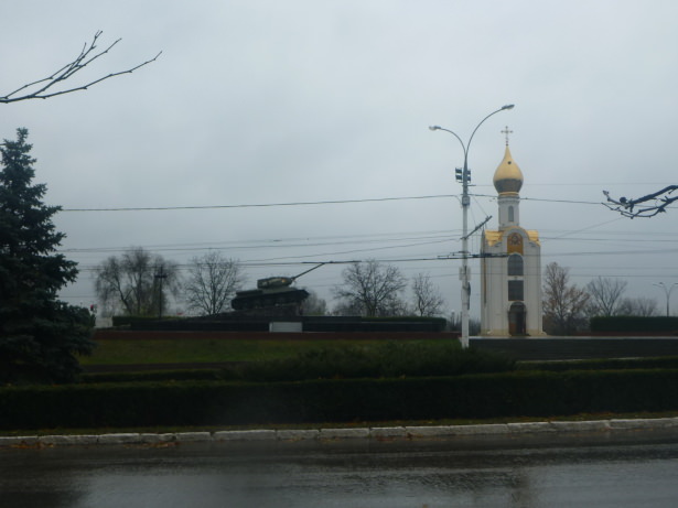 Tank Memorial in Tiraspol.