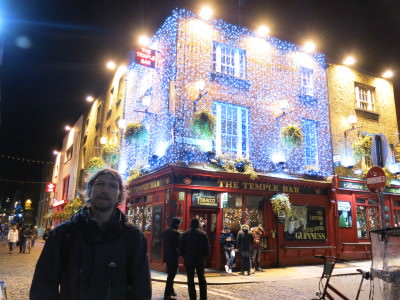 A night out in Temple Bar, Dublin, Republic of Ireland.
