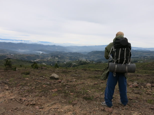 Backpacking up Tajamulco in Guatemala - highest point in Central America