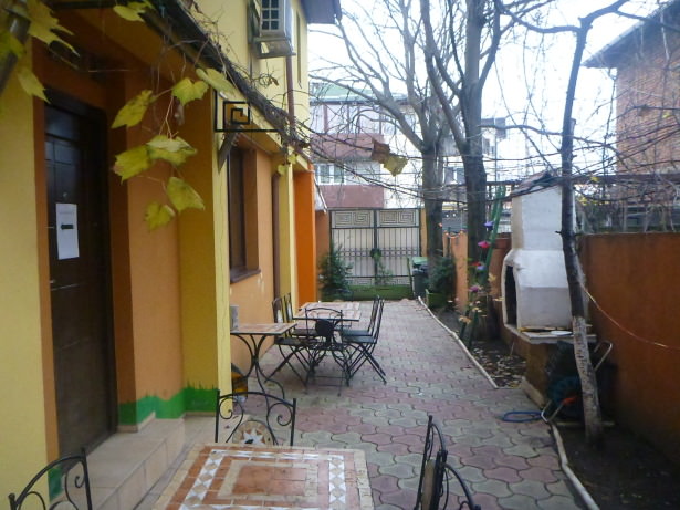 Staying in Peaches Hostel in Bucharest, Romania.