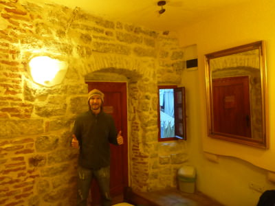 Staying in the Old Town Hostel in Kotor, Montenegro.