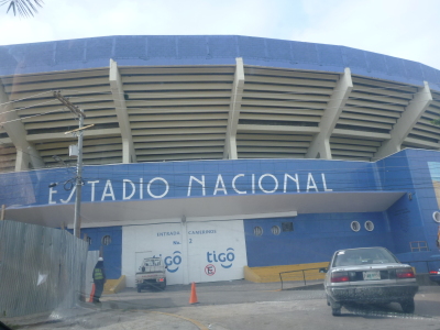 Nacional Stadium in Tegucigalpa, Honduras.
