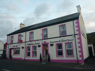The Fullerton Arms pub in Ballintoy, Northern Ireland.
