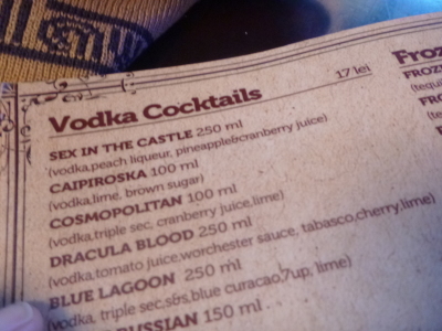 Vodka Dracula related cocktails.