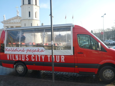 The bus for my Vilnius City Tour.
