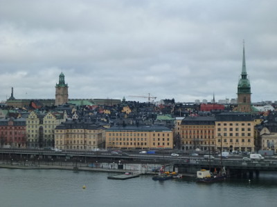 View over Stockholm from Monteluisvagen