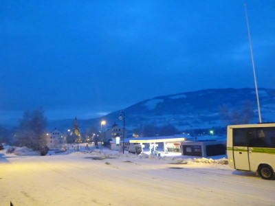 Dawn breaking in Voss, Norway