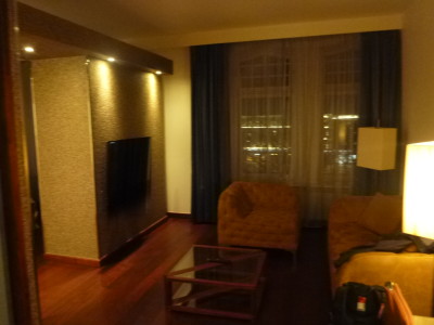 Lounge: My spacious room at the Clarion Collection Christiania Teater Hotel