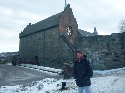 Travelling in Norway - at Askershus Fortress in Oslo.