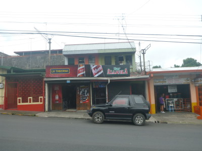 A pub in Alajuela, Costa Rica's second biggest city.