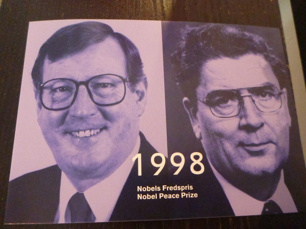 Northern Irish Nobel Peace Prize Winners - David Trimble and John Hume, 1998