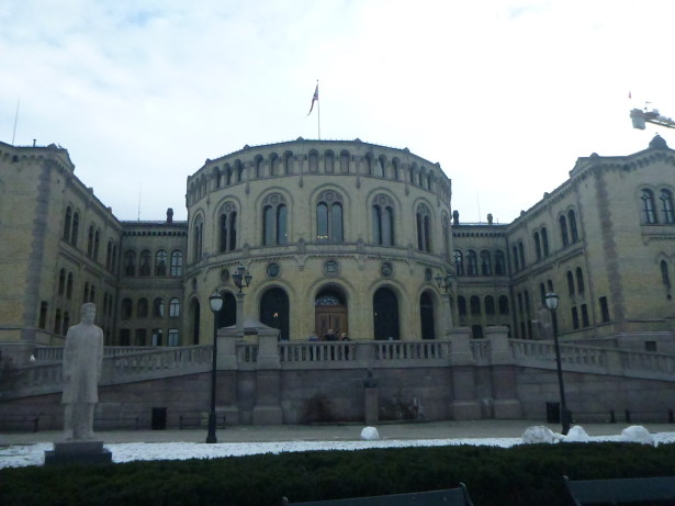 Norwegian Parliament buildings, Oslo.