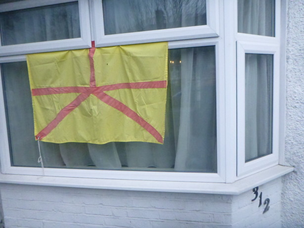 The flying of the Austenasia Flag in Wrythe