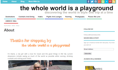 The Whole World is a Playground by Elaine McArdle