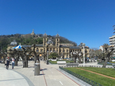 Donostia's Town Hall by the seafront