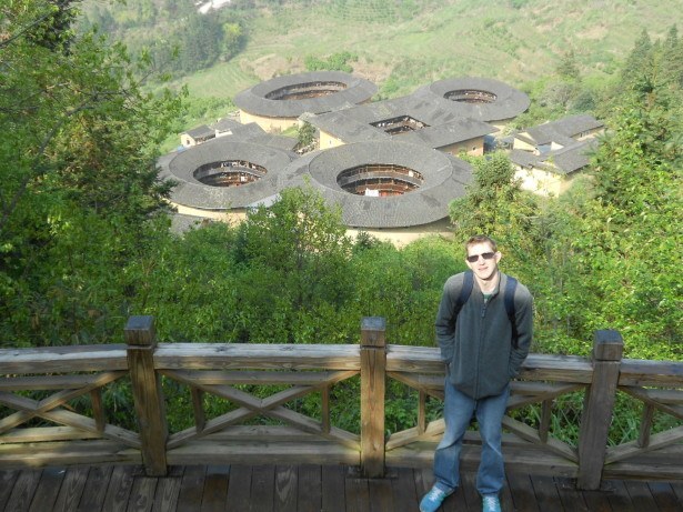 The amazing Fujian Tulou buildings - the cluster at Tian Luo Keng near Taxia Village