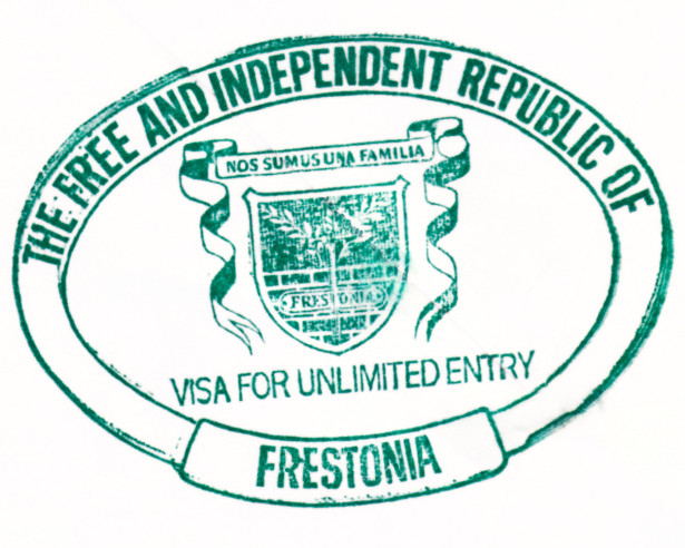 Frestonia Passport Visa Stamp Traveller courtesy of http://www.frestonia.org/