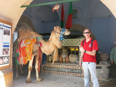 Bir Baroutta and the camel connected to Mecca.
