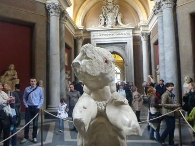 The Belvedere Statue - one of Michaelangelo's favourites.
