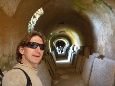 Tunnel of relics and mosaics