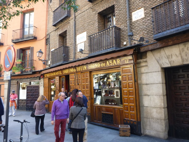 Sobrino de Botin in Madrid, Spain - the second oldest restaurant in the world!