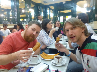 Chocolate and Churros in Madrid