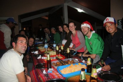Our Christmas Eve Feast at Winaywayna, PERU