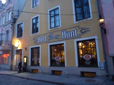Hell Hunt bar in Tallinn, Estonia - the city's "first pub" apparently