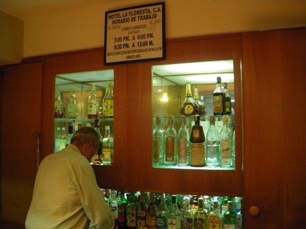 The bar at Hotel La Floresta