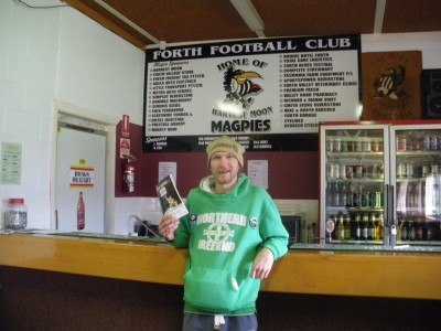 At Forth Football Club - home of the Magpies