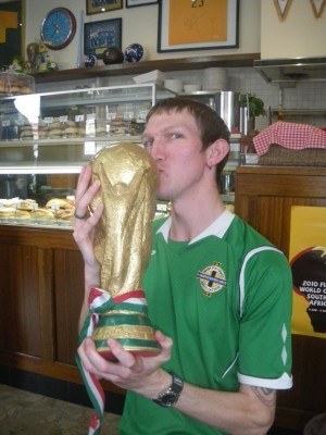 Kissing the World Cup