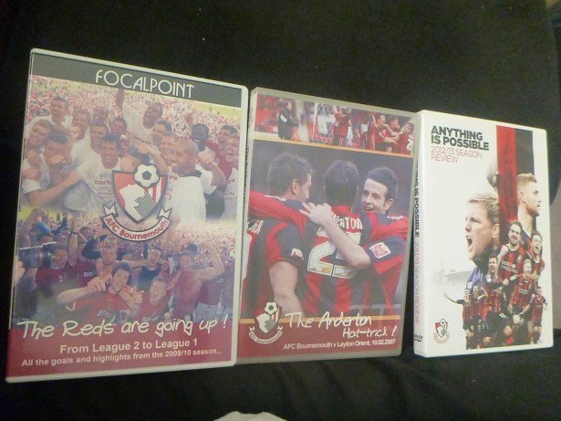 I watched AFC Bournemouth DVDs