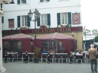 The Angry Friar Pub in Gibraltar