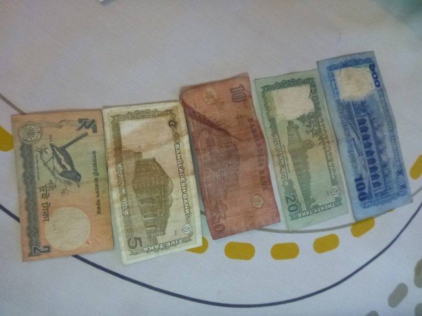 Bangladesh banknotes from my recent trip there