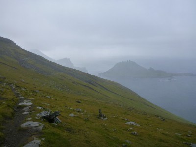 Towards the peak of Rogvukollur
