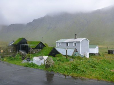The village of Gasadalur, Vagar Island