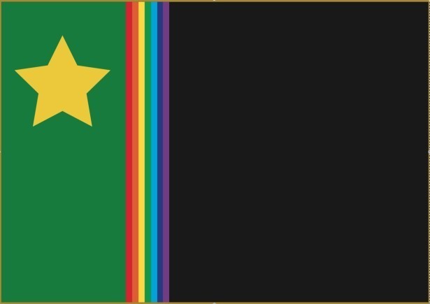 The flag of the People's Republic of Podjistan