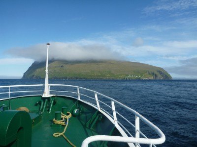 On the ferry from Vidoy to Fugloy, Faroe Islands