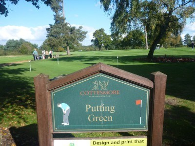 The putting green