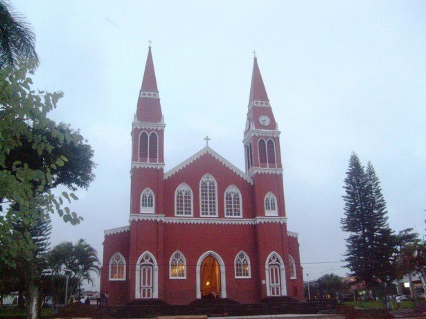 The tin church in Grecia, Costa Rica