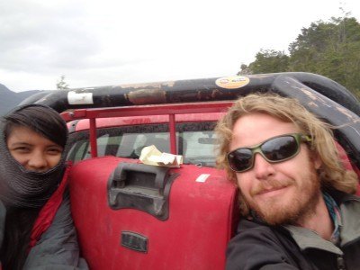 ​World Travellers: Kach and Jonathan, Two Monkeys Travel Hitchhiking in Patagonia, Chile